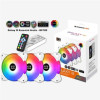 XIGMATEK Galaxy III Essential Arctic 120mm RGB Case Fan (3 Pack)